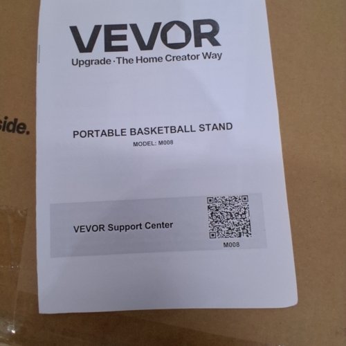 WALL MOUNT BASKETBALL HOOP WITH 44" PC BACKBOARD AND THICKENED WOVEN NYLON NET - CLEAR/ORANGE (MODEL: M008) image 2