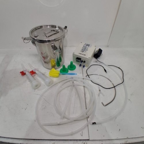 PORTABLE ELECTRIC PULSATION MILKING MACHINE - 1.8GAL - SILVER (MODEL: 9JWD-7) image 3
