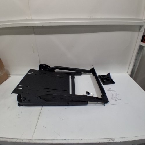 GREFINITY ADJUSTABLE HEIGHT RACING SIM WHEEL STAND COCKPIT - 19" X 22" X 31" - BLACK image 2