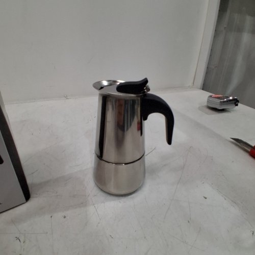 STOVETOP ESPRESSO MAKER - 2 CUP - STAINLESS STEEL image 2