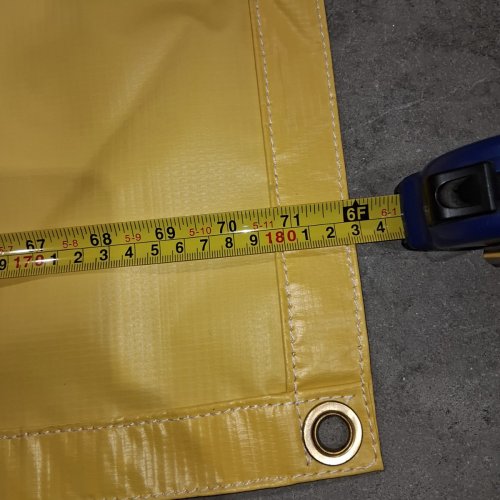 STINSON DRAIN TARP AND LEAK DIVERTER - 3FT X 6FT - YELLOW (MODEL: 182308) image 3