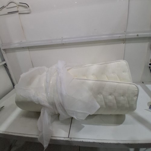 LILYVIBEBEARHAPPY PREMIUM HIGH-DENSITY FOAM MATTRESS TOPPER - FULL - 75" X 54" - WHITE (MODEL: BSZJ-01) image 2