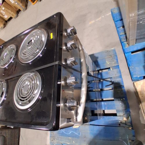 ELEMENT SLIDE-IN COIL STOVE RANGE WITH 4 BURNERS - 24" - 3.7 CU. FT - STAINLESS STEEL / BLACK (MODEL:EECR24MES-CA) image 7