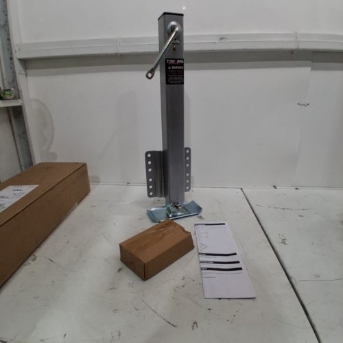 TOWKING HEAVY DUTY TRAILER JACK - 2500LB MAX - SILVER (MODEL: 701045S) image 2