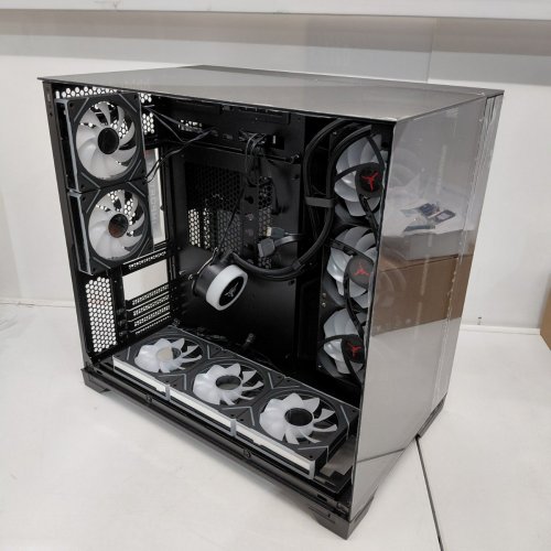 SKYTECH X LIAN LI O11 VISION PC CASE WITH FANS AND 360 MM AIO COOLER image 2