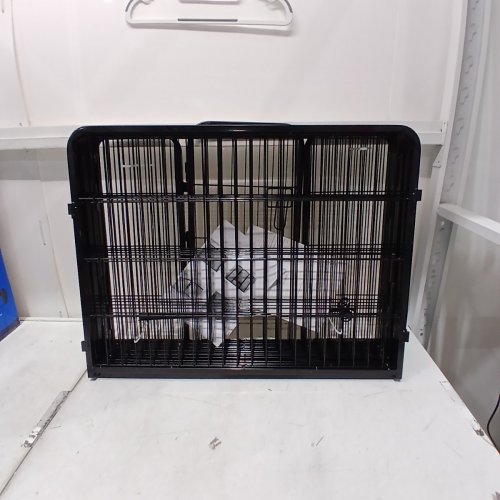 BESTPET 8-PANEL HEAVY DUTY PET PLAYPEN - OUTDOOR OR INDOOR EXERCISE PEN FOR CATS, DOGS - 24" X 31" EACH - BLACK (MODEL: HP2432-8-BLACK) image 2