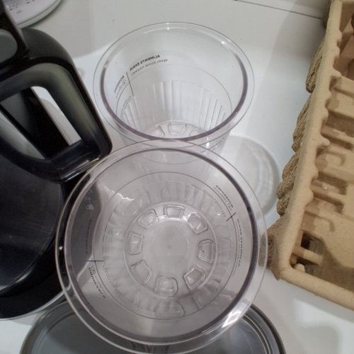 NINJA CREAMI XL DELUXE ICE CREAM AND FROZEN TREAT MAKER WITH 2 PINTS/LIDS - 24OZ CONTAINERS - BLACK/GREY (MODEL: CN551CCO) image 4