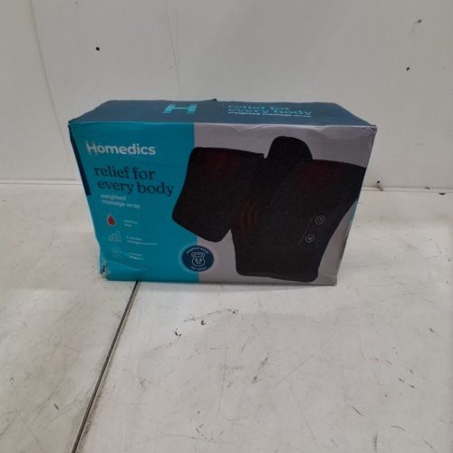 HOMEDICS WEIGHTED VIBRATING MASSAGE WRAP WITH HEAT- DARK GRAY (MODEL: HCM-356H) image 5