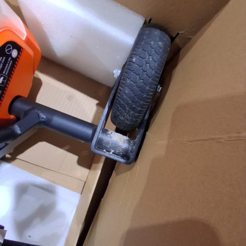 SUPERHANDY LIGHTWEIGHT FOLDABLE BATTERY POWERED 4-WHEEL MOBILITY SCOOTER - 330LB MAX LOAD - 48V - BLACK / ORANGE (MODEL: GCAT040) image 5