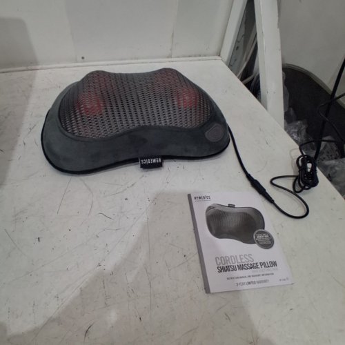 HOMEDICS CORDLESS SHIATSU ALL-BODY SHIATSU MASSAGE PILLOW - BLACK (MODEL: SP-115HJA) image 6