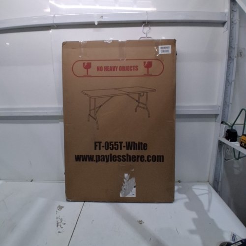 FDW PLASTIC CAMPING PICNIC TABLE - 6FT - WHITE (STYLE: FT-055T-WHITE) image 3