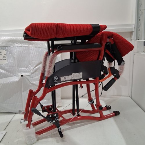 WHLICKS A06S LIGHTWEIGHT MANUAL WHEELCHAIR WITH QUICK-RELEASE WHEELS - 264LBS MAX/CAP - RED (MODEL: W-SPW0773RD) image 6