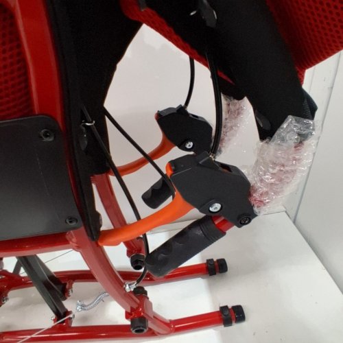 WHLICKS A06S LIGHTWEIGHT MANUAL WHEELCHAIR WITH QUICK-RELEASE WHEELS - 264LBS MAX/CAP - RED (MODEL: W-SPW0773RD) image 13