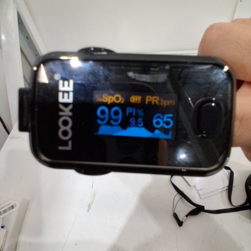 LOOKEE COLOR OLED PREMIUM PULSE OXIMETER FINGER MONITOR WITH CARRY CASE - BLUE (MODEL: A310) image 2