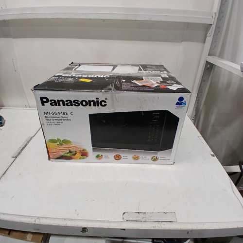 PANASONIC COMPACT HIGH POWER DIGITAL MICROWAVE OVEN - 0.9CU.FT - BLACK (MODEL: NN-SG448S) image 5