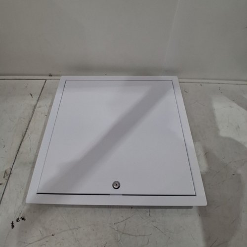 MULTIPURPOSE METAL WALL MOUNTED ENCLOSURE PANEL WITH ACCESS DOOR - 20" X 20" - WHITE image 2
