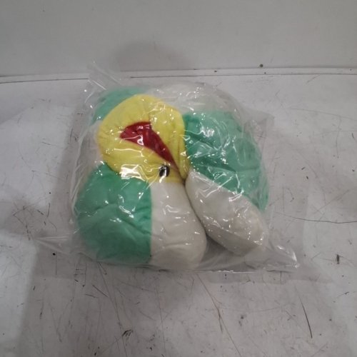 PLUSH REVERSIBLE SUNFLOWER THROW PILLOW - 17" - WHITE/GREEN/YELLOW image 4