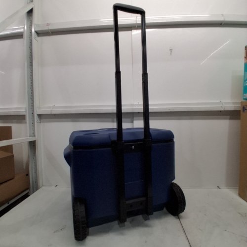 COLEMAN CHILLER COOLER WITH WHEELS - 60QT/57L - DARK BLUE/BLACK (MODEL: 2231508) image 4