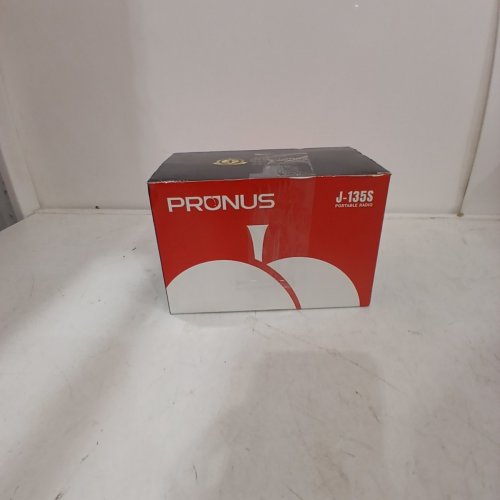 PRONUS PORTABLE SOLAR AM/FM RADIO WITH EMERGENCY LIGHT - BLACK (MODEL: J-135S) image 5