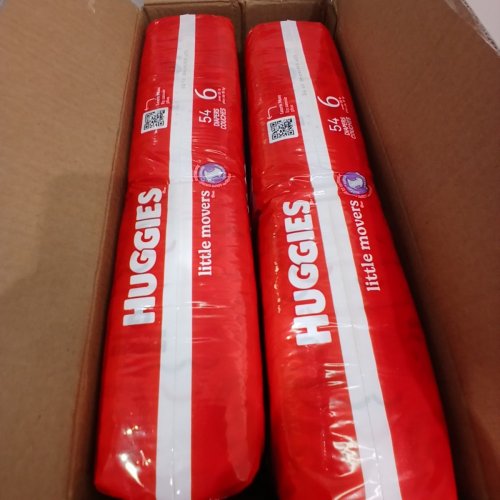 108PK HUGGIES LITTLE MOVERS DIAPERS - SIZE 6 image 3