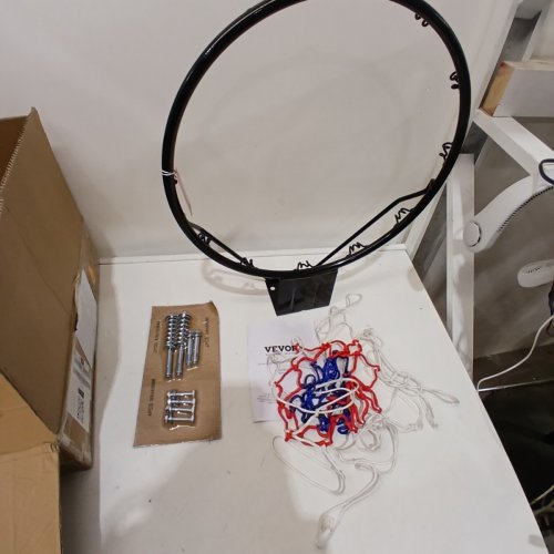 VEVOR BASKEBALL HOOP WITH NET - 18" - BLACK (MODEL: M-R1S) image 2