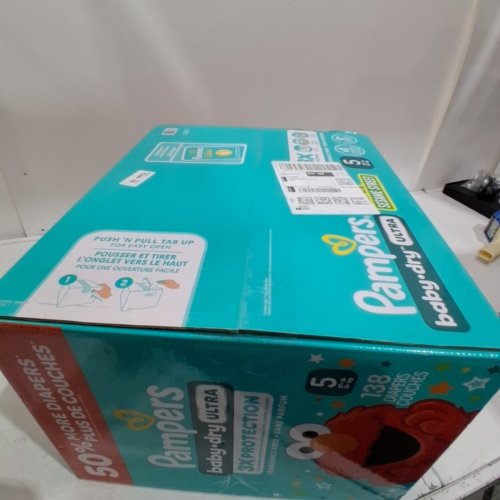 138PK PAMPERS BABY DRY ULTRA DIAPERS - SIZE 5 - ELMO SESAME STREET image 3