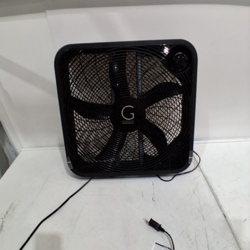GENESIS BOX FAN 3 SPEED SETTINGS - 20'' - BLACK (MODEL: G20BOX-BLK) image 3
