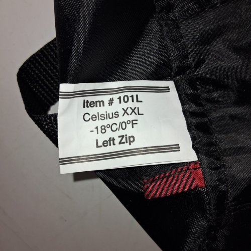 TETON SPORTS CELSIUS 0*F SLEEPING BAG - XXL - BLACK image 6