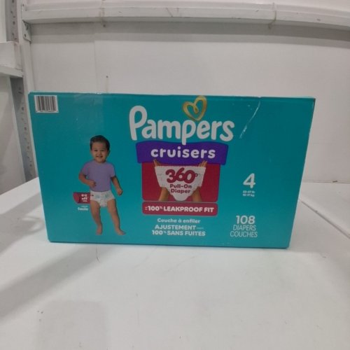 108PK PAMPERS CRUISERS 360 DISPOSIBLE DIAPERS - SIZE 4 image 3