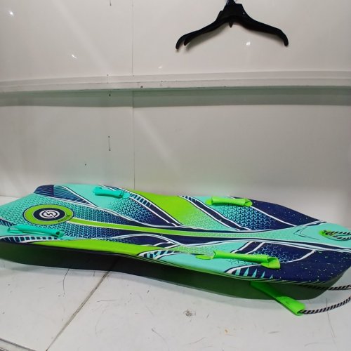 SNO STORM VIPERNEX FOAM SNOW SLED WITH TOW ROPE- 50"- GREEN/BLUE (MODEL: 2000509) image 2