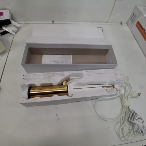 KRISTIN ESS SOFT BLEND CURLING IRON - 2" - WHITE/GOLD - (MODEL:KES0193) image 5