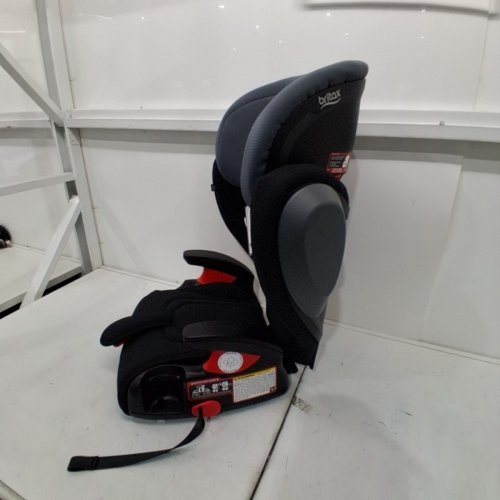 BRITAX USA SKYLINE HIGH POINT BELT-POSITIONING BOOSTER CAR SEAT - HIGHBACK AND BACKLESS - 2-LAYER IMPACT PROTECTION, 40-120 LBS - BLACK OMBRE - (MODEL: E1C253C) image 5