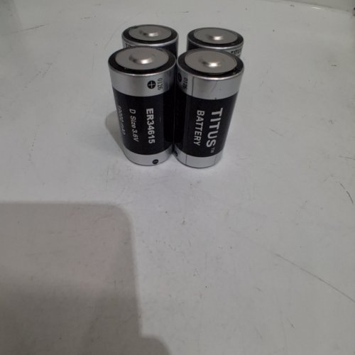 4PK TITUS LITHIUM BATTERIES - D SIZE, 3.6 V, 19000 MAH (MODEL: ER34615) image 2