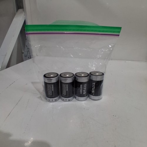 4PK TITUS LITHIUM BATTERIES - D SIZE, 3.6 V, 19000 MAH (MODEL: ER34615) image 5
