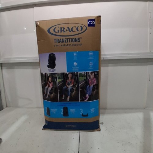 GRACO TRANZITIONS 3-IN-1 HARNESS BOOSTER SEAT - 22-100LBS - PROOF BLACK (MODEL: 2035724) image 9