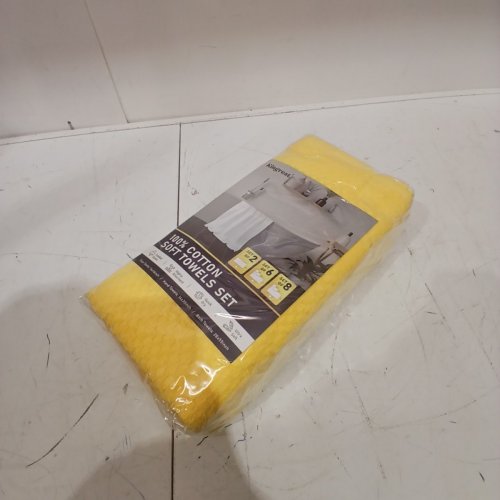 8PC KINGREST BATHTOWEL SET - YELLOW image 3