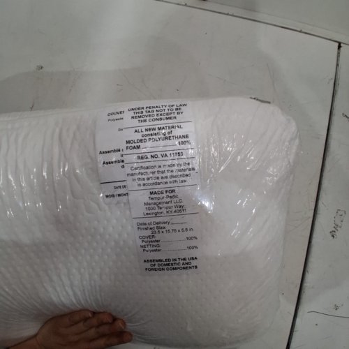 TEMPUR-PEDIC TEMPUR-SYMPHONY MEMORY FOAM BED PILLOW - STANDARD - WHITE image 3