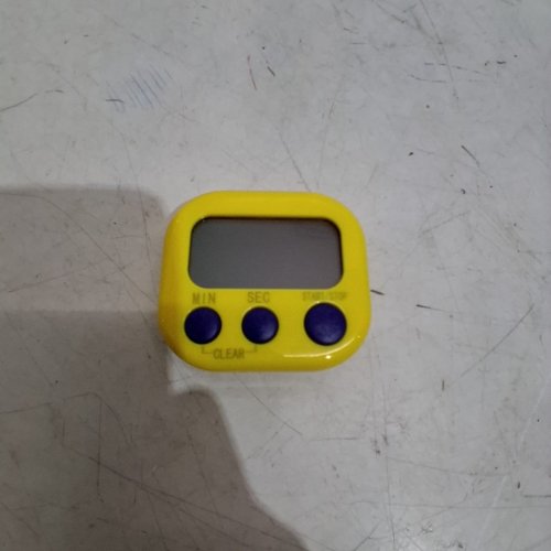 ELECTRONIC DIGITAL KITCHEN TIMER - YELLOW (MODEL:JS-118) image 2