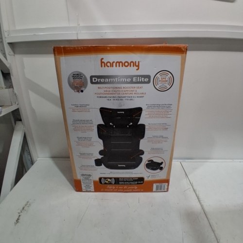 HARMONY DREAMTIME ELITE HIGHBACK BOOSTER CAR SEAT - 40-110LB - BLACK - (MODEL:0303028BLK) image 5