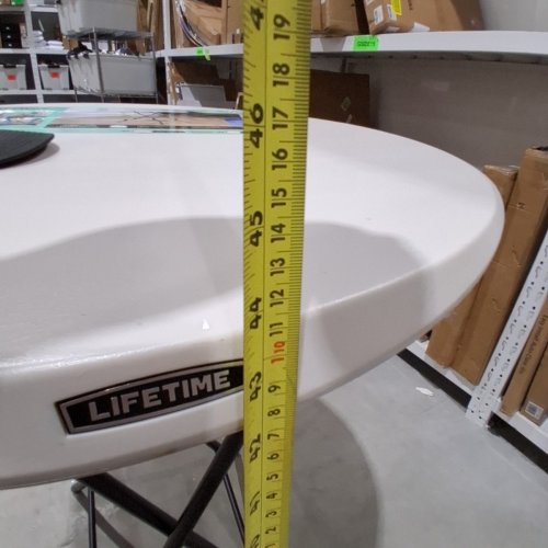 LIFETIME BISTRO ROUND TABLE- 33" - GREY/BLACK (MODEL : 1987643) image 5