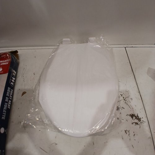 TOWO ELONGATED OPEN FRONT TOILET SEAT- 18.11" -WHITE (MODEL: 180498) image 2