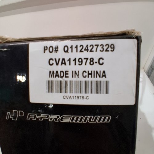 A PREMUM CV AXLE SHAFT ASSEMBLY WITH AXLE NUT - FITS SELECT MODELS (ITEM: CVA11978-C) image 2