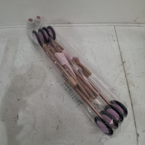 LULLABABY FOLDABLE DOLL STROLLER - 14"- STAR PINK THEME image 2