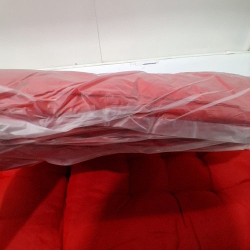 4PK CHAIR CUSHIONS FOR DINING CHAIRS - 15.5" X 15.5" - RED image 3