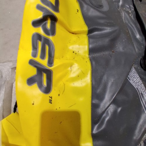 INTEX EXPLORER K2 INFLATABLE KAYAK SET WITH ALUMINUM OARS AND PUMP - 86" - 2-PERSON - 400LB MAX - YELLOW/GREY (MODEL: 68307EP) image 4