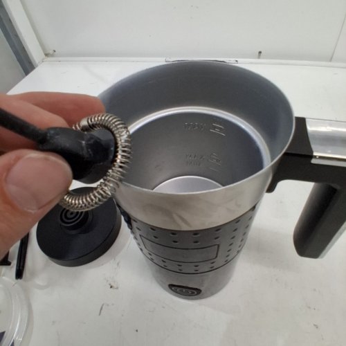 RAFOW 4-IN-1 ELECTRIC MILK FROTHER - 10OZ CAPACITY - BLACK (MODEL: N22-B) image 4