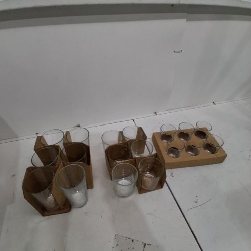 18PC HOME ESSENTIALS CLARITY GLASS DRINKWARE SET - 13 OZ / 17 OZ / 7 OZ - CLEAR image 3