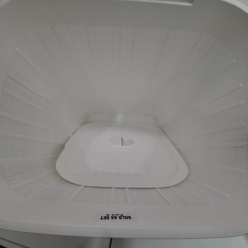 MIND READER SLIM LAUNDRY HAMPER- 60L- WHITE- (MODEL:‎60FABHAMP-WHT) image 4
