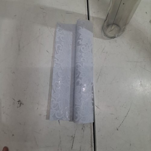 WATERPROOF PVC TABLE COVER WITH LACE MAT - 30"X60" - CLEAR (MODEL: F085-1.5T-092124) image 3