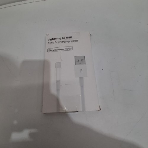 3PK USB A TO lightning CHARGER CABLES - 10FT EACH - WHITE image 4